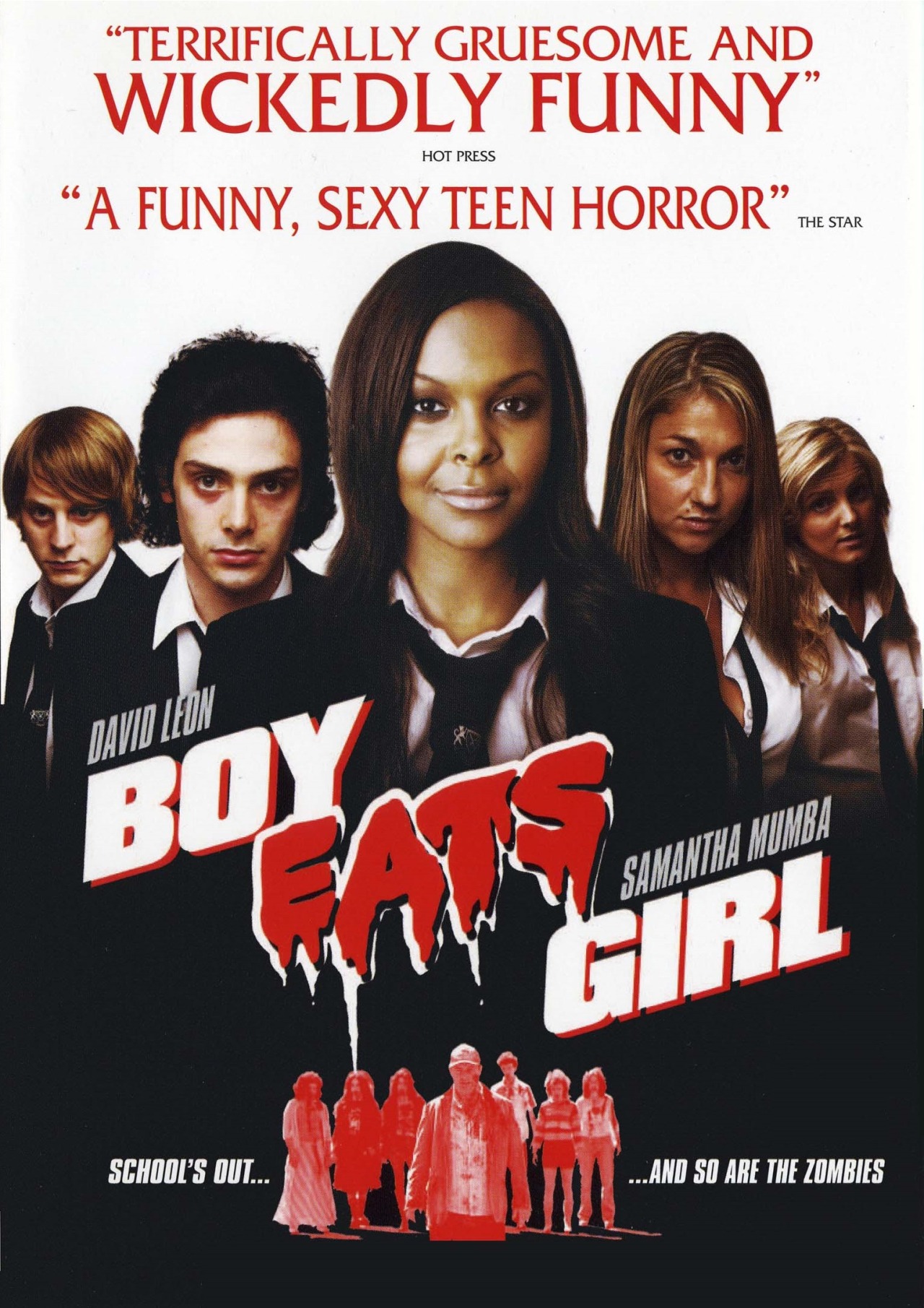 #boy eats girl #samantha mumba#comedy#horror#zombies #ive never forgotten this film #movie poster#film#movies#posters#movie posters#films#poster