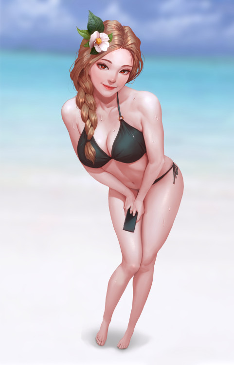 swimsuit practice -Guena - https://www.artstation.com/artwork/3oynLA