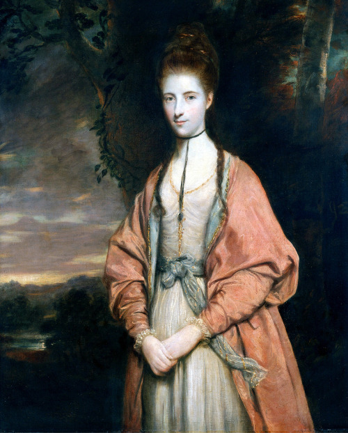 The Honorable Mrs. Damer by Sir Joshua Reynolds, 1773