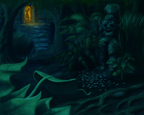travis-b-ricks:Here are some environments we did in my Digital Paining class at NCAD. We were given 