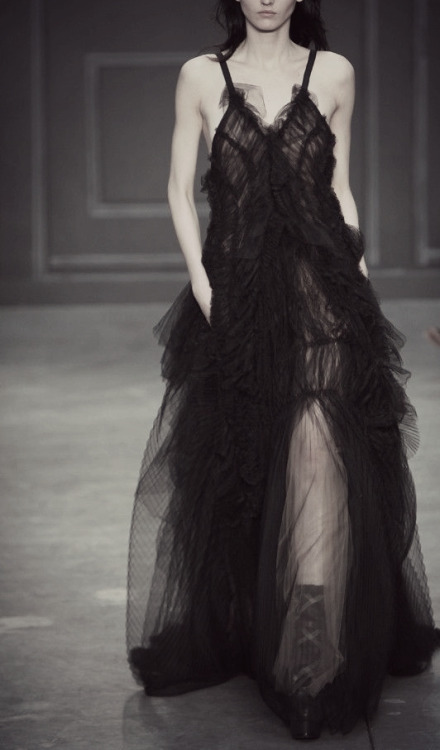 hapless-hollow:Vera Wang Fall 2014Ritual gowns for the Nightsisters