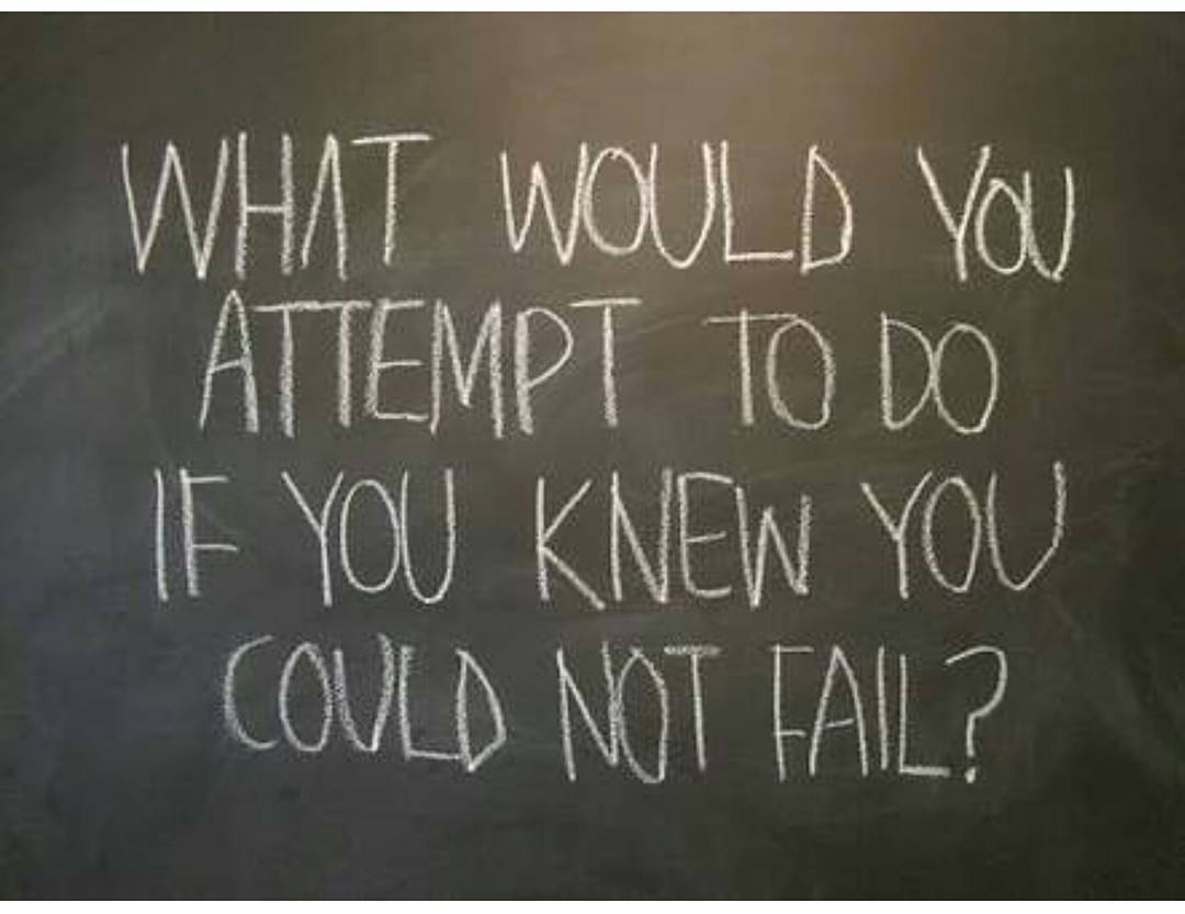 Ok. So you can quit your job, follow your dreams, you cannot fail&hellip; What