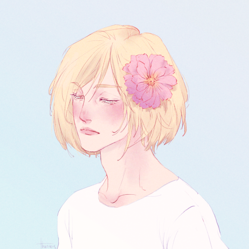 thacmis:Yuri Plisetsky + Flower