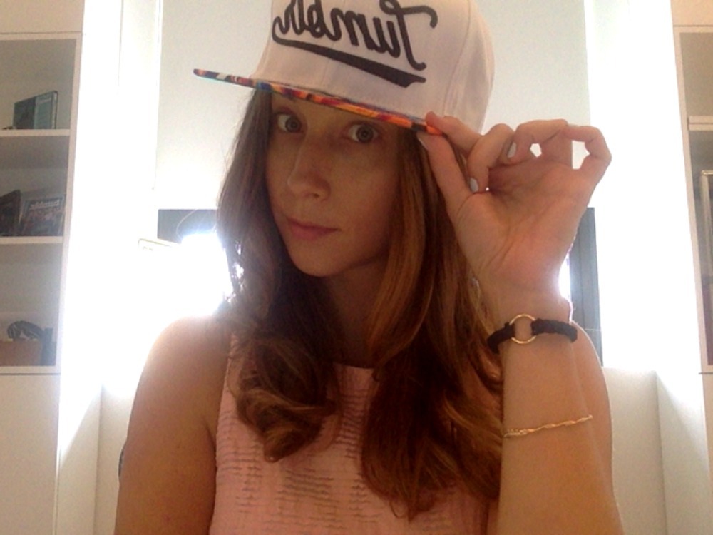 dainty lil’ tumblr snapback to wear to my bday party.