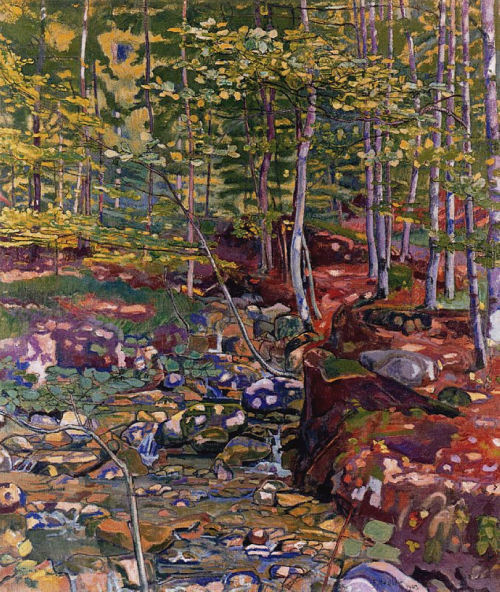 artist-hodler:The Forest near Reichenbach, 1903, Ferdinand Hodler