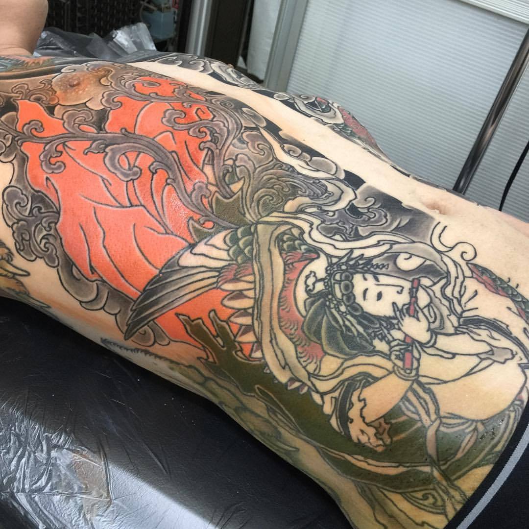 Gasen Tat2 天女 羽衣天女 迦陵頻伽 刺青 Tennyo Tattoo Gasen Tattoo