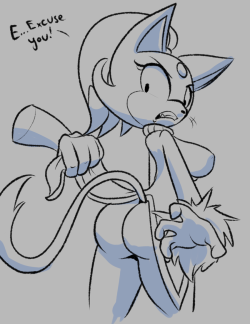 teckworks:  Caturday stream starring the only Sonic character I like.
