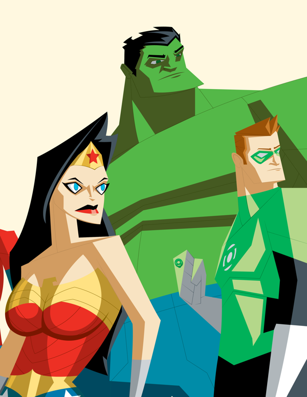 longlivethebat-universe:The Avengers League of Justice…Assemble by Adam Thompson 