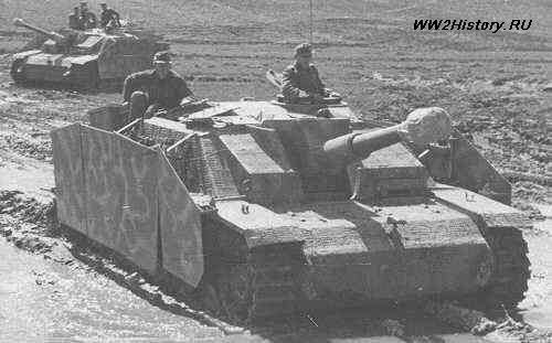 militaryhistoryvisualized:bmashine:medium German assault howitzer Sturmhaubitze 42 (StuH 42 105mm as