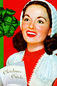 Happy Holidays from Old Hollywood Betty Grable, Elizabeth Taylor, Diana Dors, Rita Hayworth, Debbie 