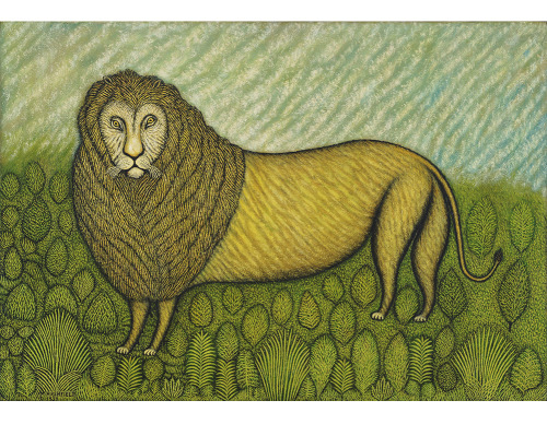 Morris Hirshfield (1872–1946) 1/ Angora Cat, 1937, oil on...