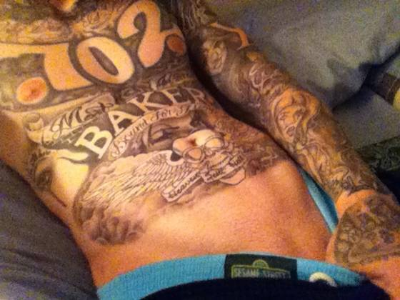 afoolinatruck:  freshie:  tosserlad:  jerjerboi7:  Love his ink…love his eyes…love