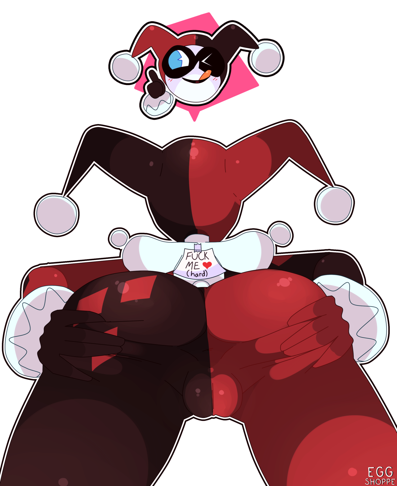 eggshoppe:  second bit of Harley Quinn from the Patreon poll! i just cant help myself