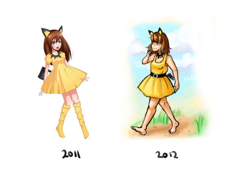 Draw it again! 2008..2012 > 2022It’s a shame I dropped this half way through the 2012 drawing, it