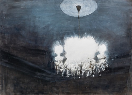 Axel Geis (German, b. 1970, Limburg, Germany) - Chandelier, 2014  Paintings: Oil on Canvas