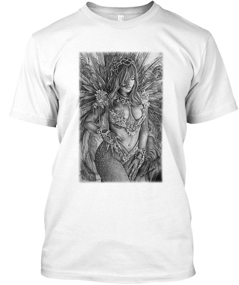 Here’s my most recent pencil piece of Rihanna.  I had it made into T-Shirts, Tank Tops an