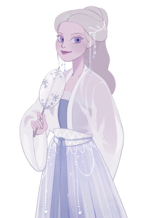 offishwhite:elsa ❄ just playing around with this one