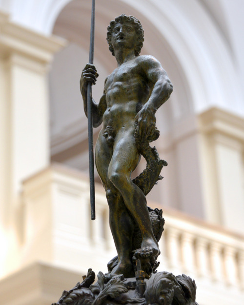 ganymedesrocks:antonio-m:Fountain Surmounted by David (?), c.1536. Probably by Benedetto