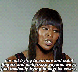 naomicampbellgifs:Naomi Campbell on racism in fashion industry