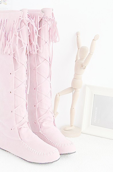 ♡ Knee High Tassel Boots (4 Colours) - Buy Here ♡Discount Code: Joanna15 (15% off your purchase!!)Pl