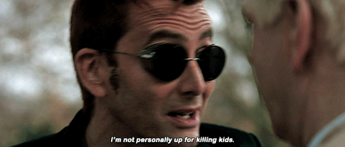 kingsorm:Crowley is soft for children pass it onBonus:Of course Crowley is soft with kids. The antic