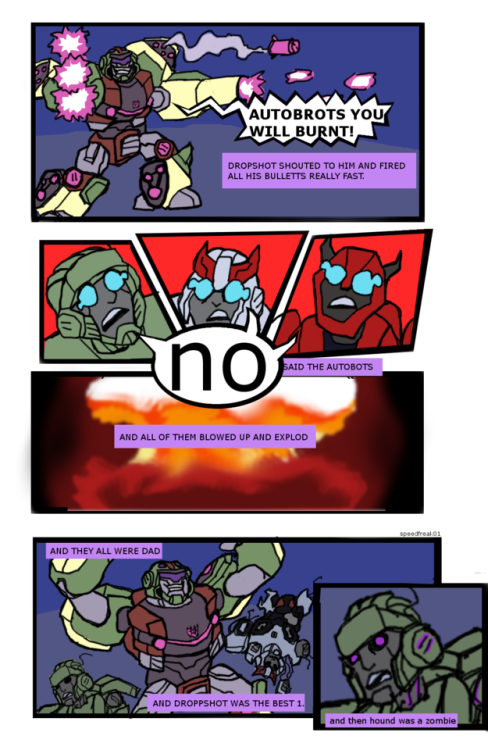 speedfreak01: so today is thew’s birthday, and i thought i’d do something special for it. so here’s a comic adaptation of the greatest fanfic to grace the internet, DROPSHOT FOUND WEPON fun fact: this is actually my first piece of sequential art