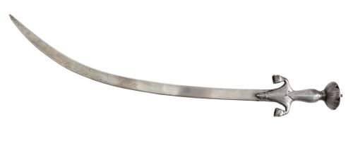 art-of-swords: Pulwar Sword Dated: circa 18th century Culture: Afghan Measurements: blade length 26 