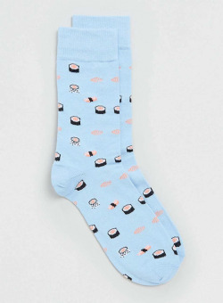 wantering-blog:  Editor’s Pick: Sushi Printed Socks 