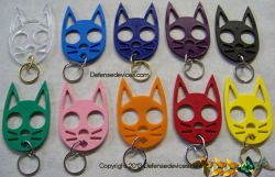meme-mage:  Cat self-defense key chains are