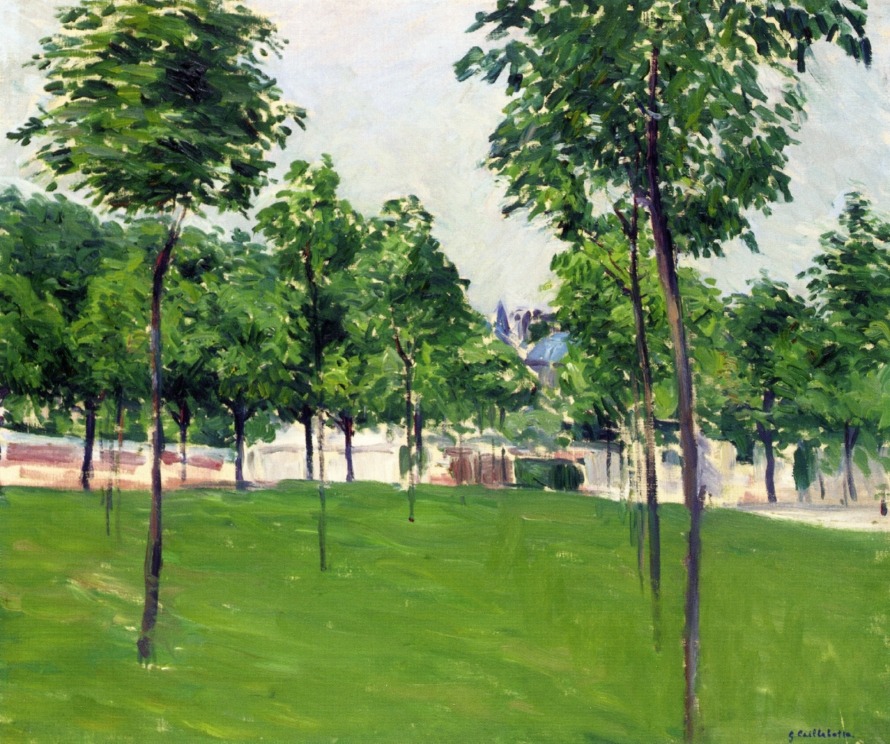 impressionism-art-blog: Promenade at Argenteuil, 1883, Gustave CaillebotteSize: 60.3x74.4