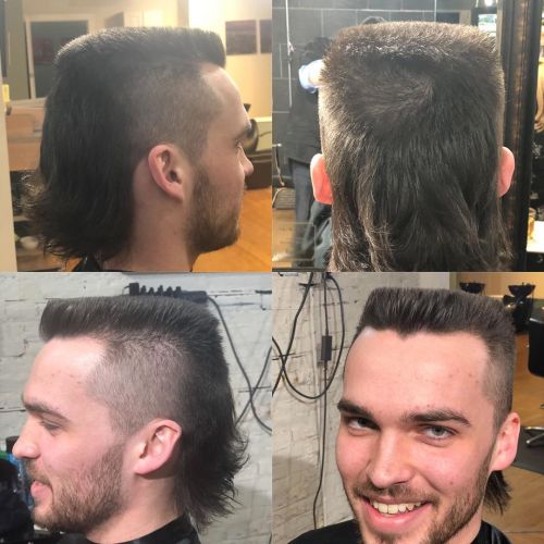 It finally happened!! The myth is true. Got the opportunity to do a Flattop Mullet!! Thanks to Zande