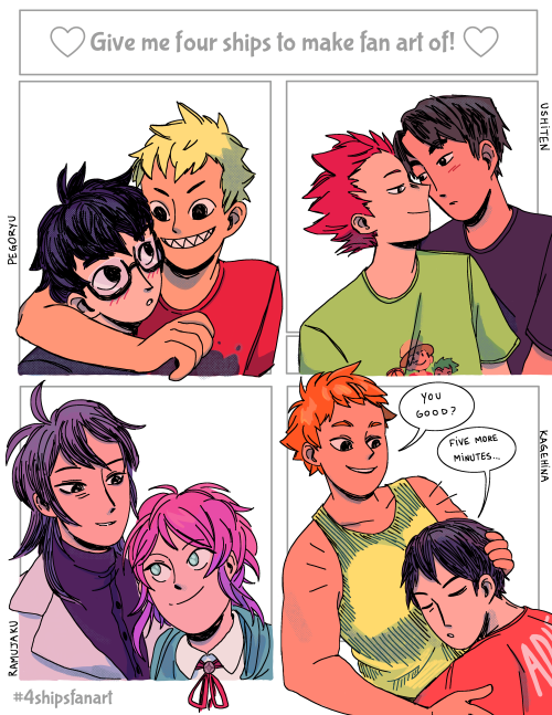 trying out different styles with that 4-ships meme
