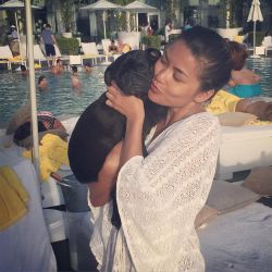 Feel in love with this cutie at the poolside 🐶😘😘 by charmanestar