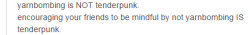 hamtastrophe:  I absolutely don’t speak whatever language this person appears to be speaking in   warnbomb? tenderpunk?that motherfucker wouldn’t know punk if it stomped their face with a pair of doc martens