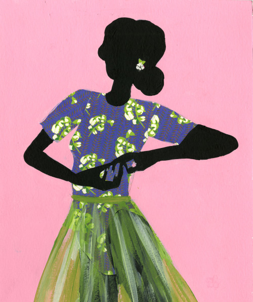 vivaillajams:“We The People of the Diaspora-Black Culture Exploration” Fashion Illustration Series b