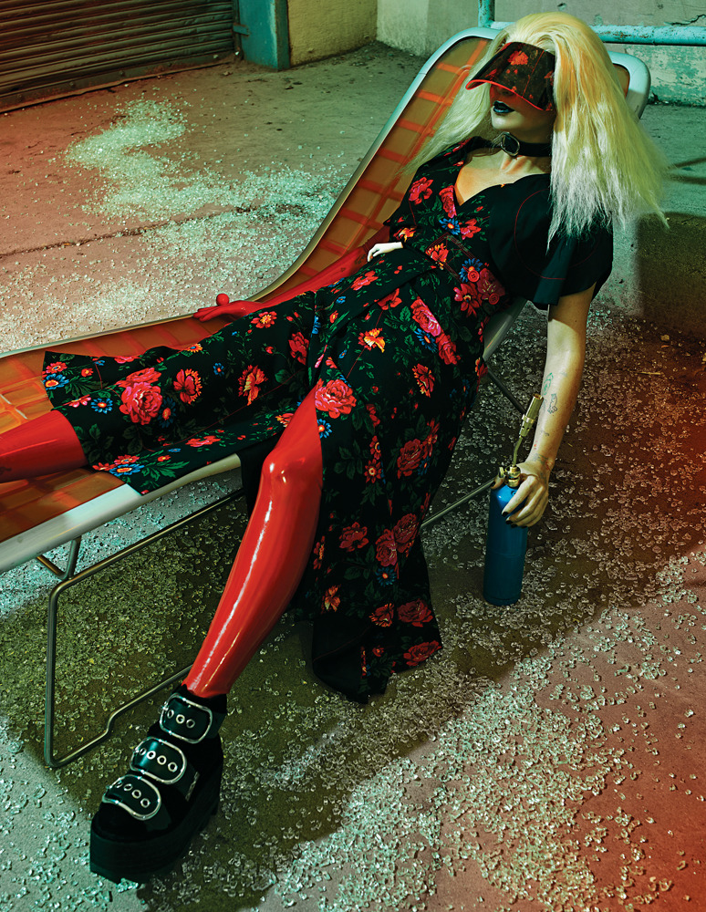 edenliaothewomb:Sia Fuler, photographed by Gregory Harris for INTERVIEW, April 2015.