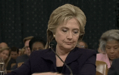 gefiltefishwhereareweonthis:Hillary Rodham Clinton during the 103th Benghazi hearing, casually re-or