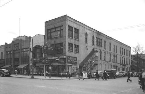 Intersection of 1st St. &amp; Saginaw (ca. 1930s)