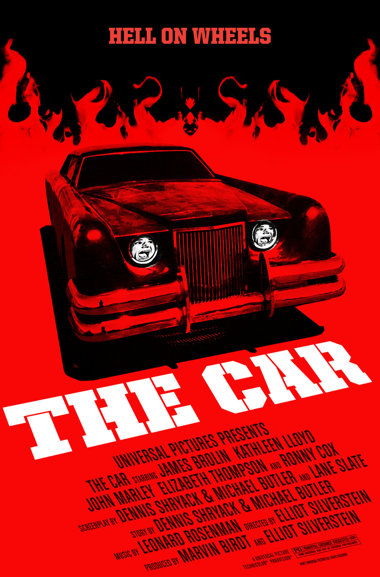 fuckyeahmovieposters:  The Car by Robert Armstrong