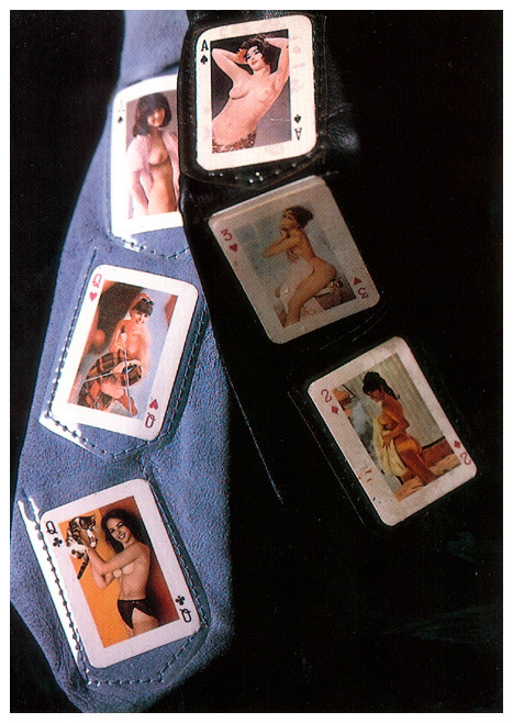 punkpistol-seditionaries:  . Vintage LET IT ROCK suede ties designed by Vivienne