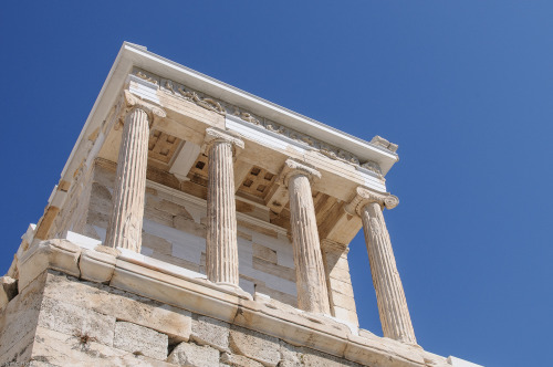 classicalmonuments:Temple  of Athena NikeAthens’ Acropolis, Greece420 BCEStylobate: 8.27 m x 5.64 m;