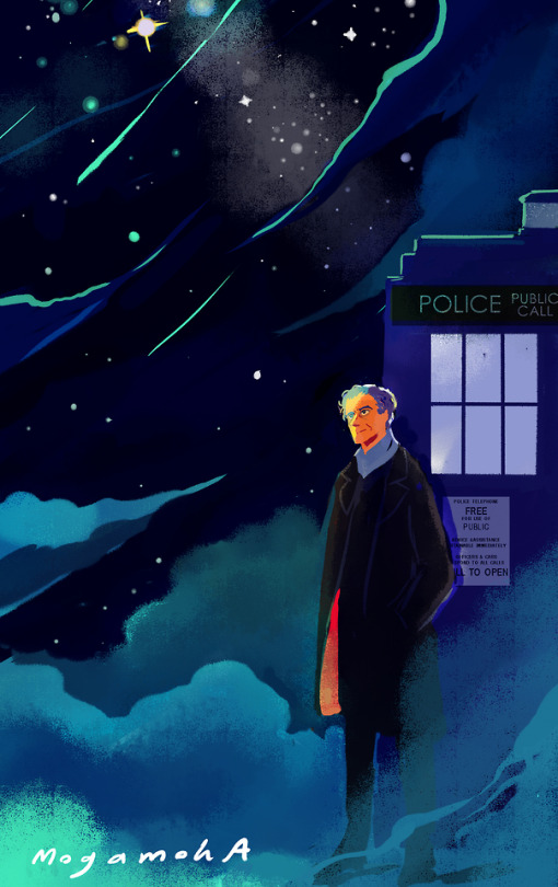 Some 12th Doctor Arts I Drew In 2017 (and One In 2018)