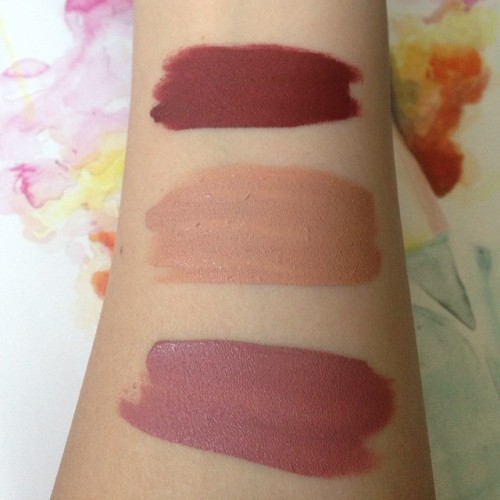 Had to post these swatches ASAP I’m so excited my @doseofcolors Terra Collection came in the m