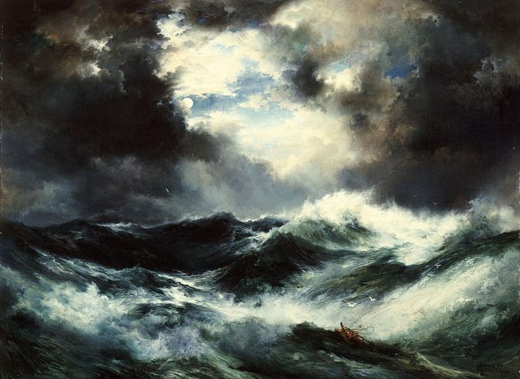 melodyandviolence:  seascapes by Thomas Moran   (February 12, 1837 – August 25,