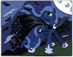 Mlpfim-Fanart:  Nightmare Nights 2014 Exclusive Shadowbox Mock Up By The-Paper-Pony