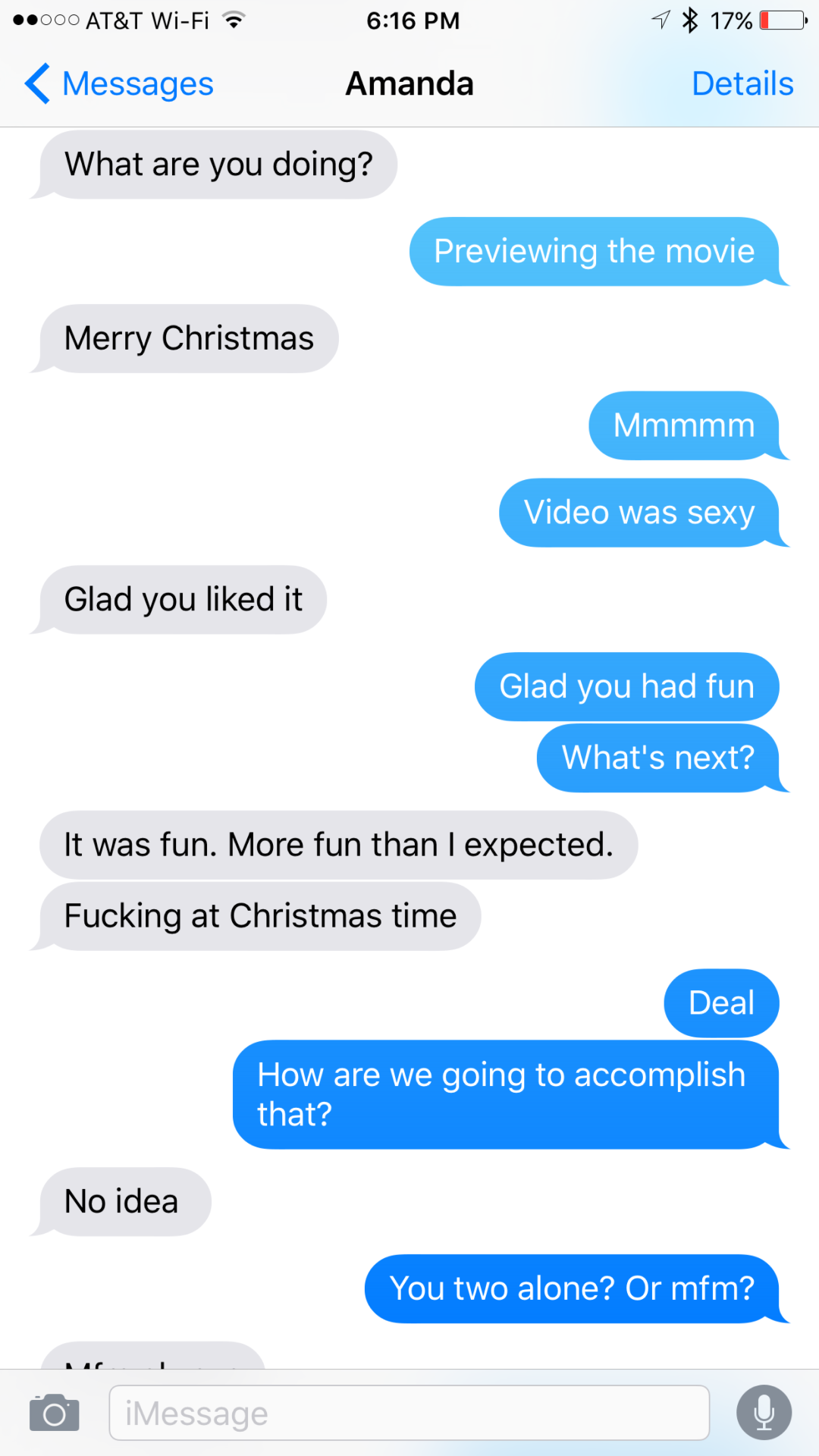 hotwifeamanda:  Well that went well! Love my hotwife! Canâ€™t wait for my turn!