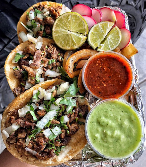 hungry-tummy-mukbangs:   Carne Asada Tacos