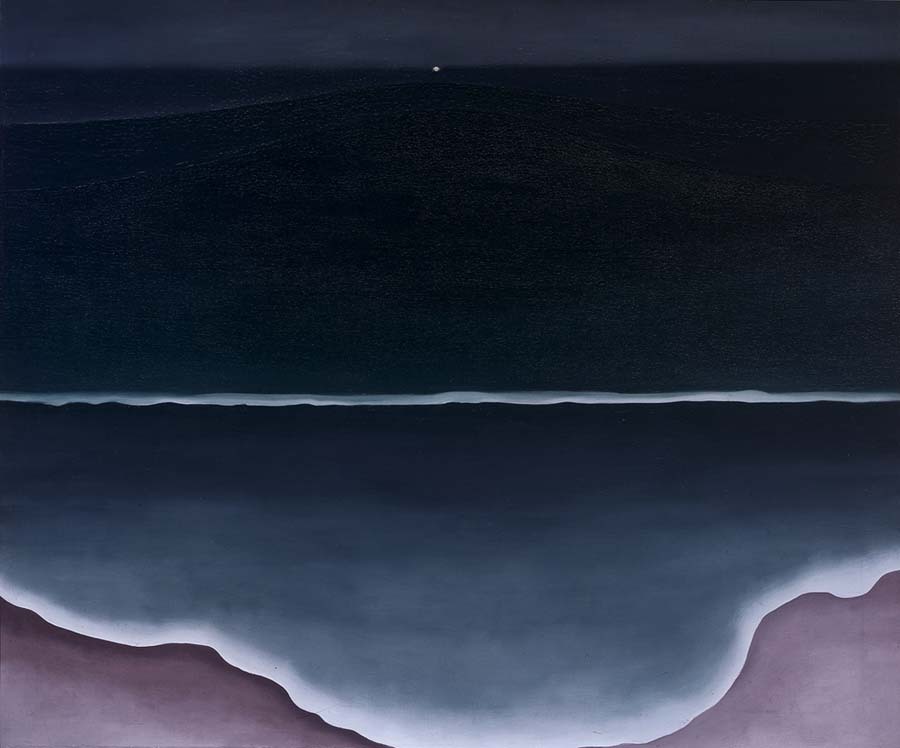 birdsong217:  Georgia O'Keeffe (1887-1996)Wave, Night, 1928. Oil on canvas. Addison