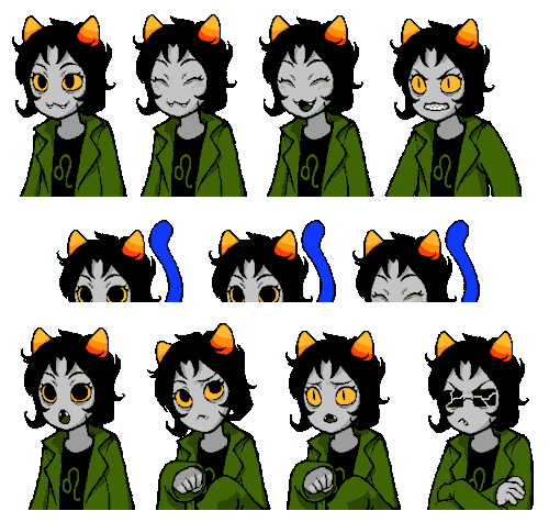 Nepeta Talksprites From [S] Equius: Seek The Highb100d. 