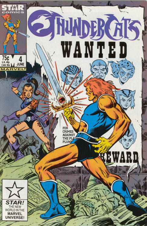 comicbookcovers:Thundercats #4, June 1986, cover by Jim Mooney and Joe Sinnott